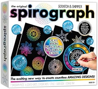 Spirograph Scratch & Shimmer, SP203, One Size, Multicolor