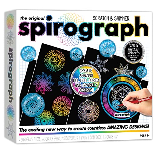 Spirograph Scratch & Shimmer : le cadeau d'anniversaire créatif idéal pour filles et garçons