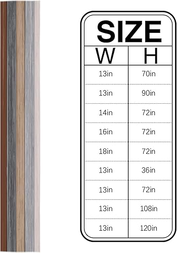 Miniatura 6 de Camino de mesa de lino y algodón estilo rústico retro, textura de madera de granero, color degradado, color marrón y gris, antideslizante,