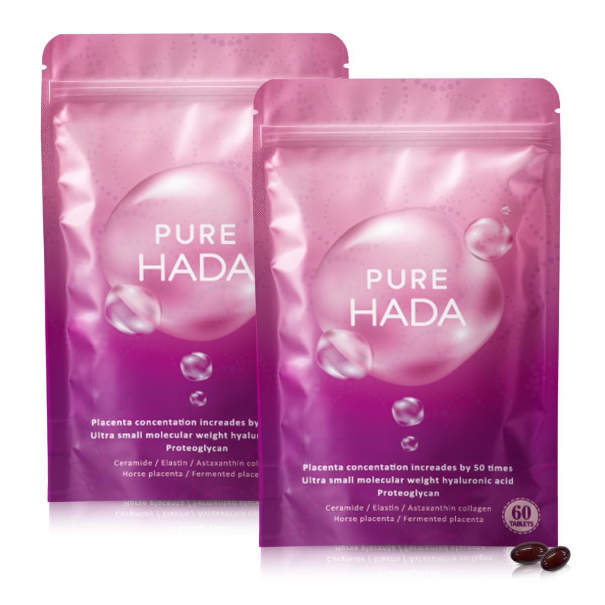 Amazon.co.jp: 50倍濃縮 プラセンタ 10000mg 超低分子 ヒアルロン酸 