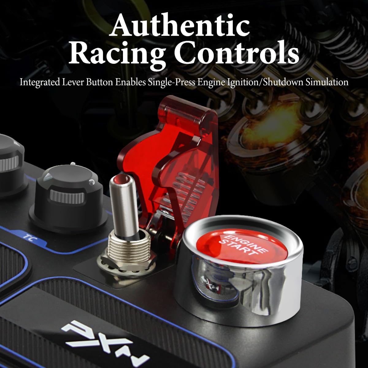 Snapklik.com : PXN CB1 Button Box Sim Racing For American Truck And ...