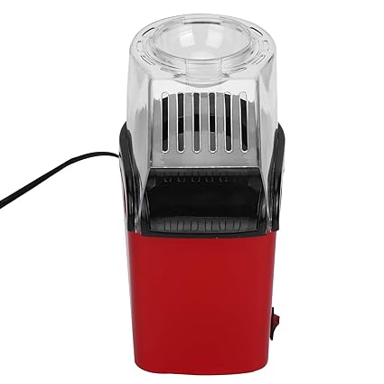 Mini Popcorn Maker, Fast Hot Household Electric Automatic Popcorn Maker Machine, Great for Family Parties and Movies Night, DIY Your Own Taste, Heats(European Standard 220V)