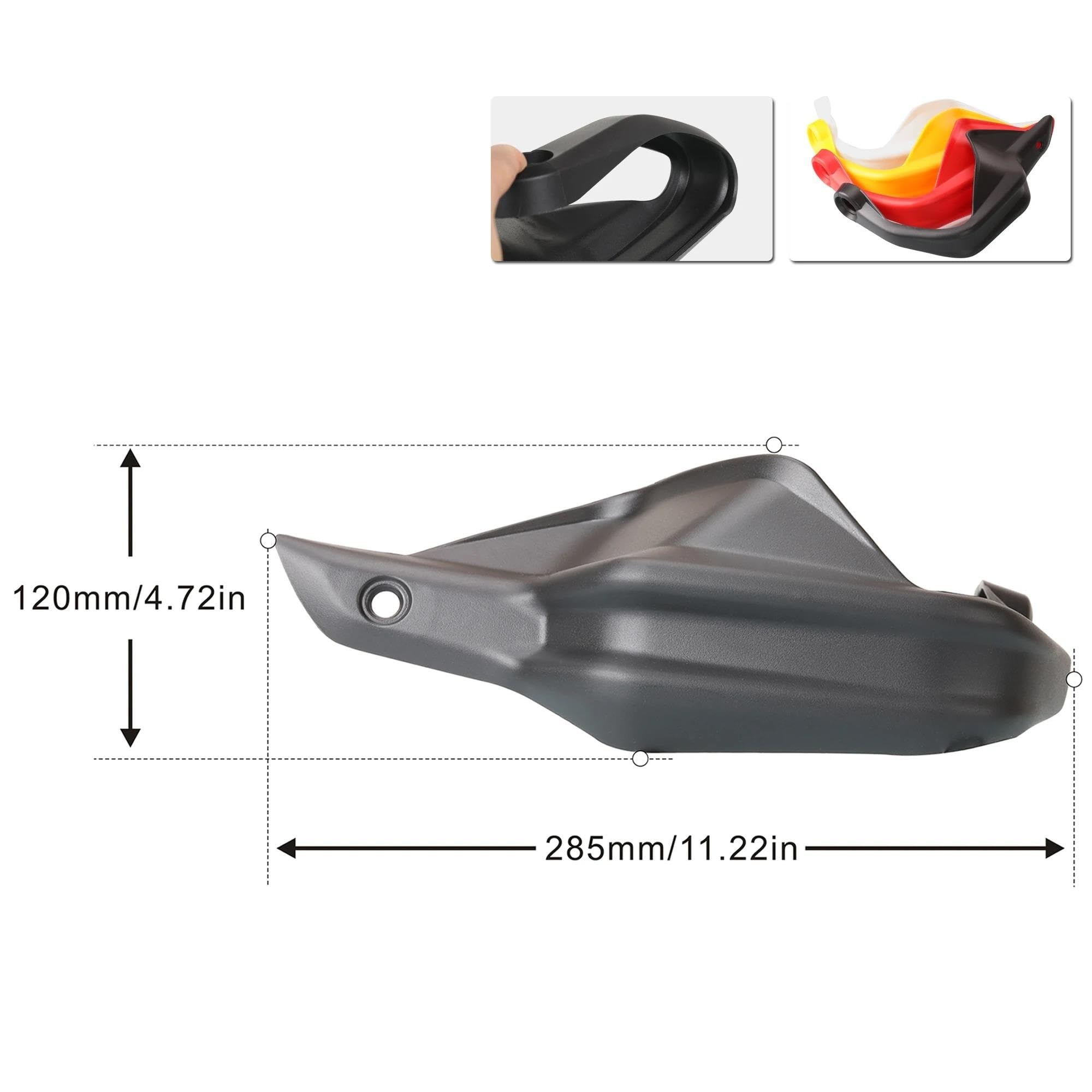 Piezas de Repuesto para SYM ADXTG ADX TG400 2024 2025 Paramanos De Motocicleta Protectores De Manillar Protector De Parabrisas Protector De Manos Dedicado Piezas modificación(2)