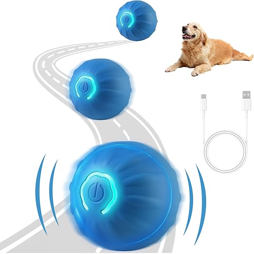 Interactive Dog Toy Ball, USB Rechargeable