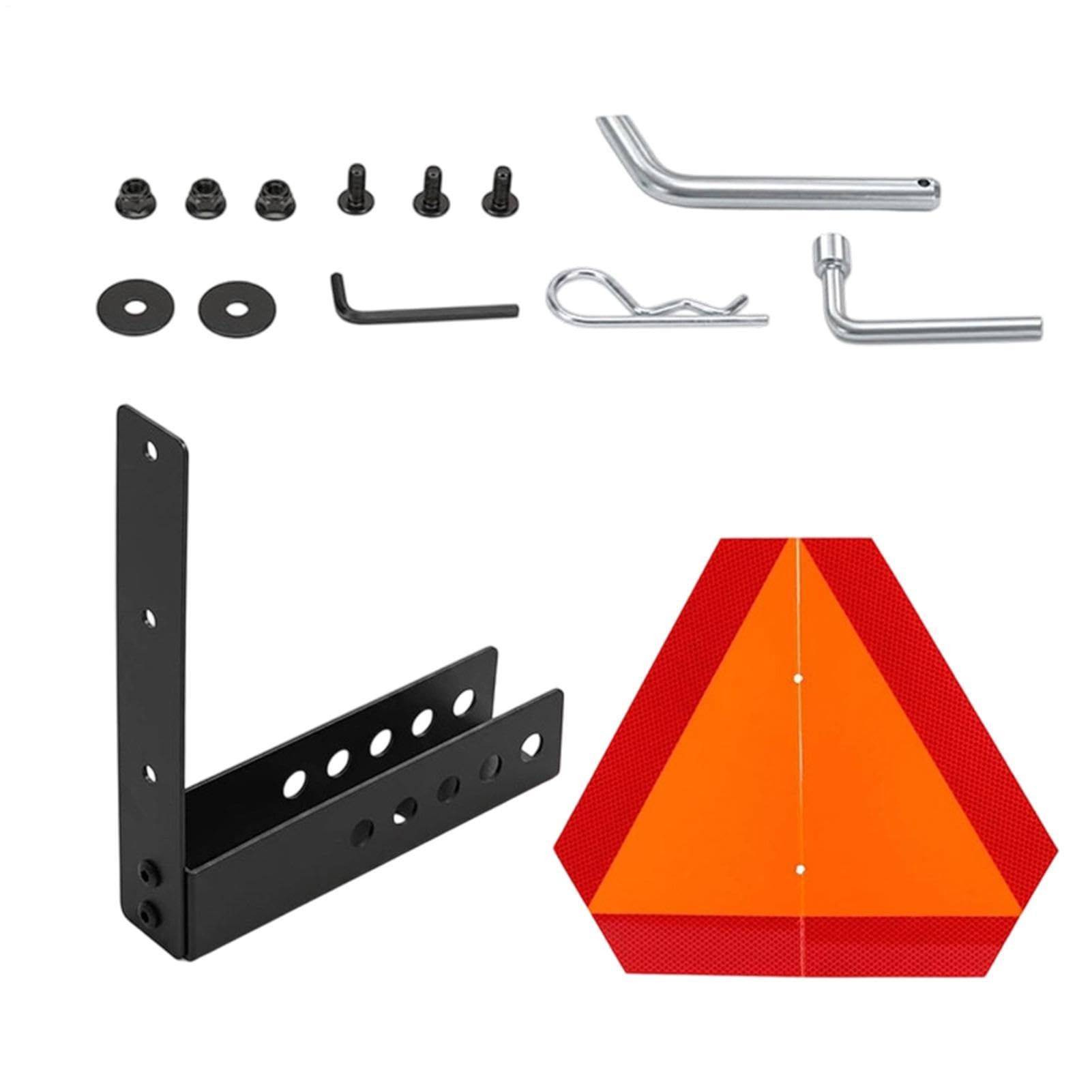 Triangolo Veicolo a Movimento Lento Kit Triangolo di Avviso Lento per Auto