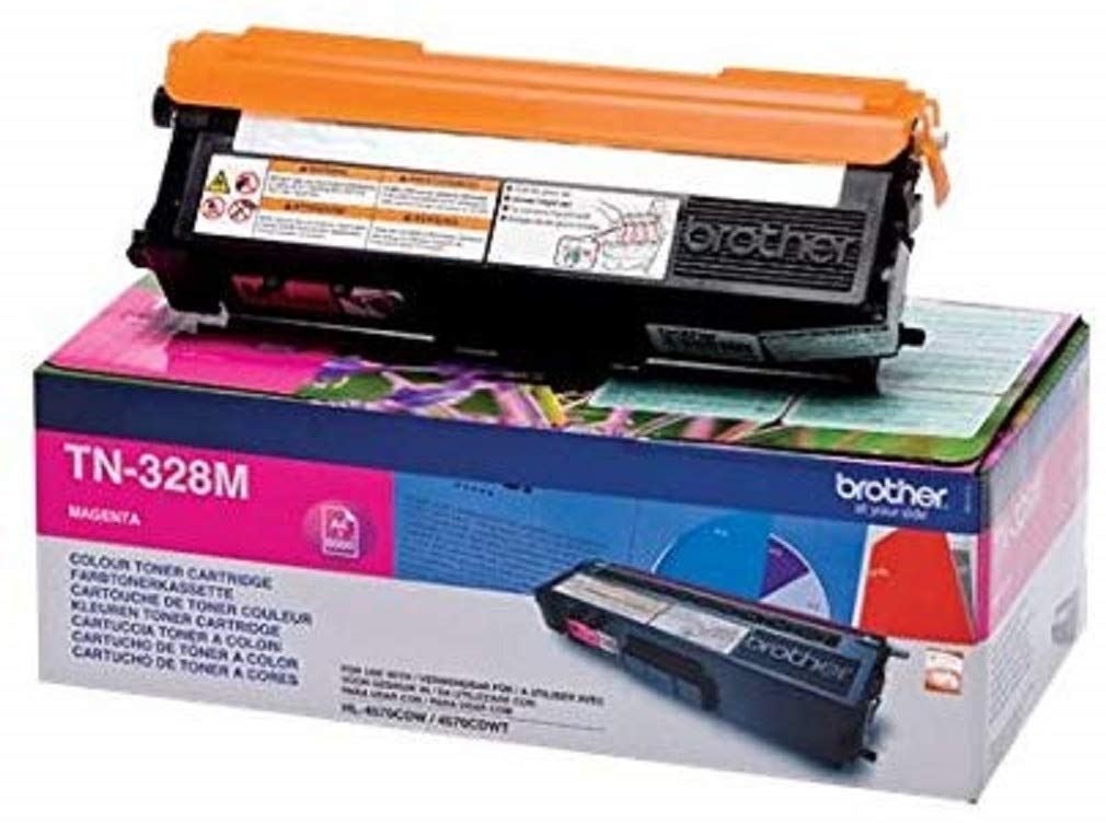 Brother Magenta Tn-328M Toner Extra High-Capacity. 6K Pages Iso/Iec 19