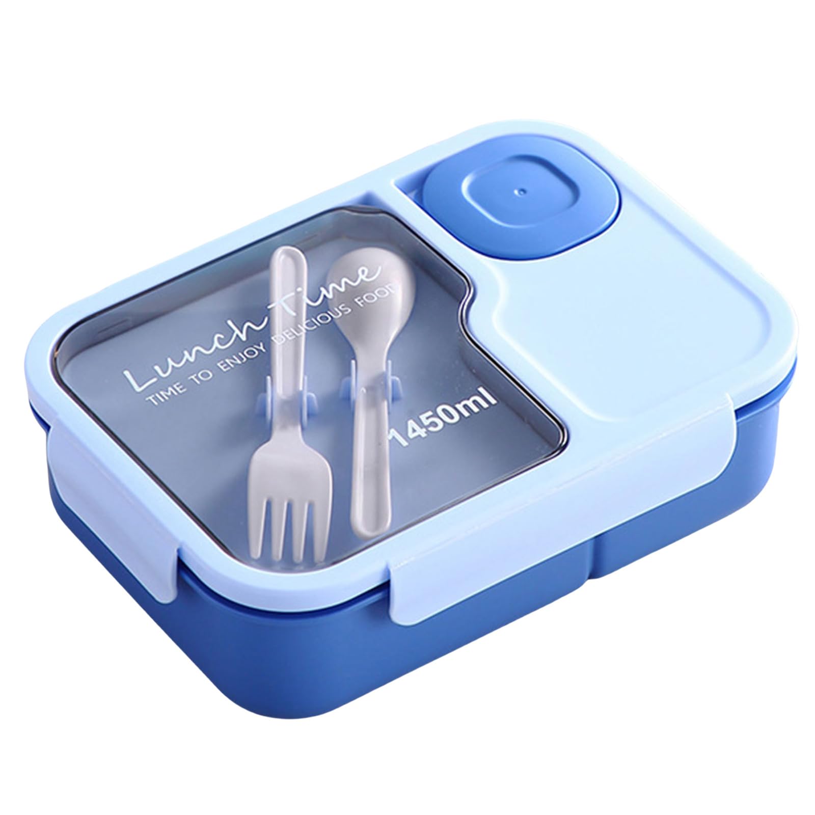 Jazuaiao Functional Meal Box with Seal Lid Delicate Food Storage Box with Seal Lid and Cutlery Set for Lunches Sturdy Food Storage