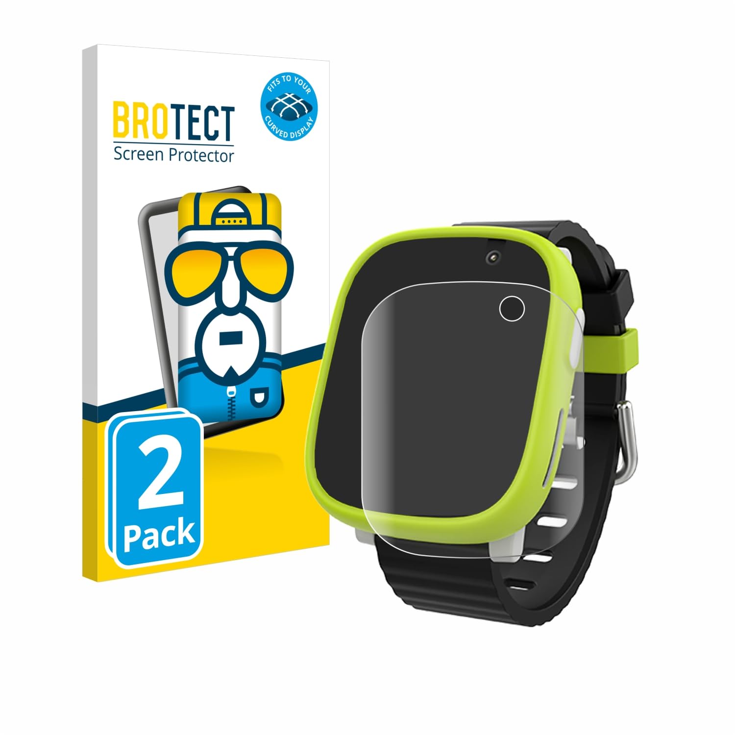 brotect 3D Curved Screen Protector Compatible with Xplora X6 Play (2 Pack) - Full Screen Coverage