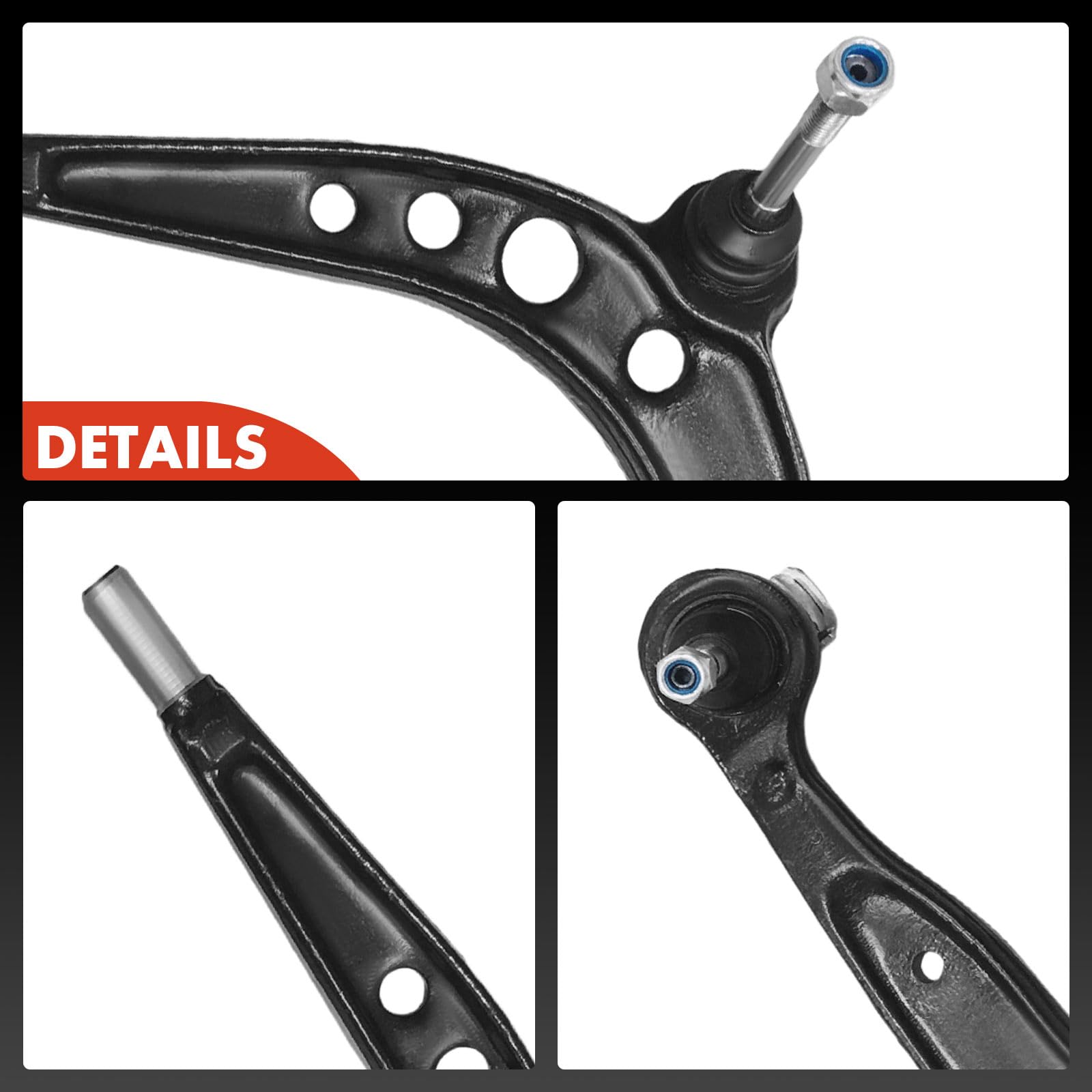 Frankberg 2 x wahacz przednia oś dolna 31121136529 | Kompatybilny z Z3 E36, 3 Compact E36, 3 Touring E36, Z3 Coupe E36, 3 E36, 3 Coupe E36, 3 Cabriolet E36