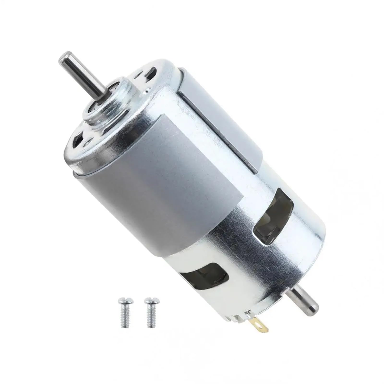 Silnik 795 DC 12V 24V Mikrosilnik podwójny wałek wyjściowy z podwójnym łożyskiem kulkowym do elektronarzędzi, zabawki dla majsterkowiczów, silnik elektroniczny