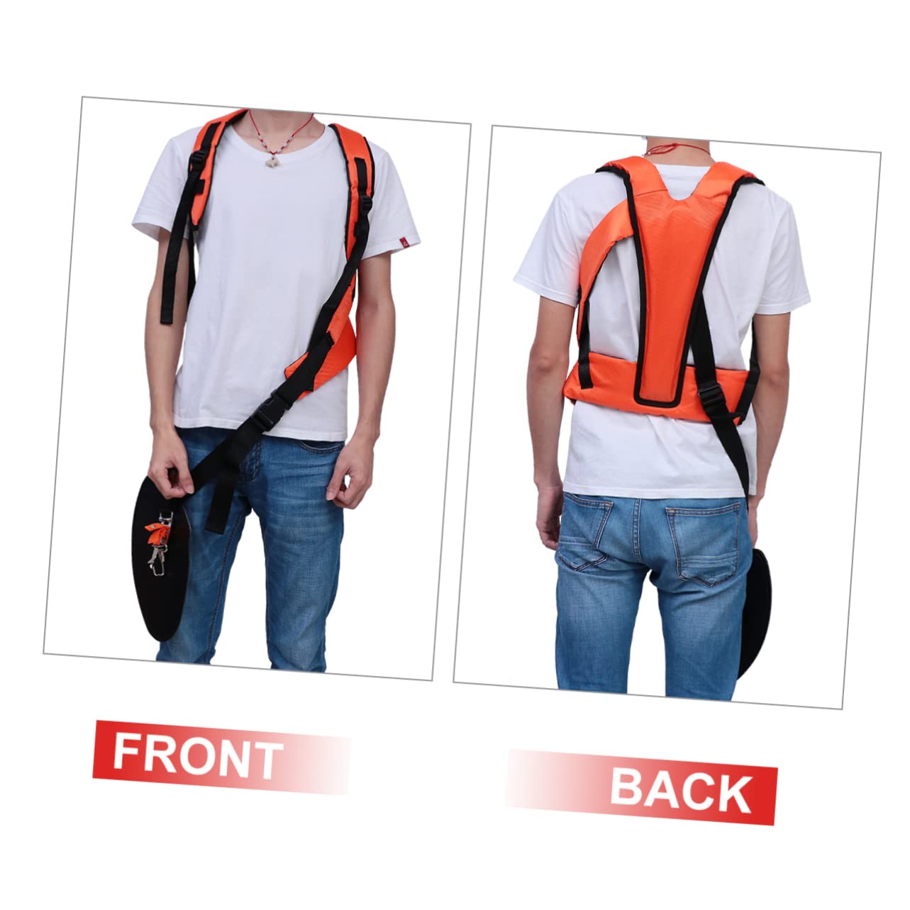 Acolchado Para Desbrozadora Con y Soporte Lumbar De Hombro Para Cortacésped y Recortadora De Cinturón Resistente y Duradero