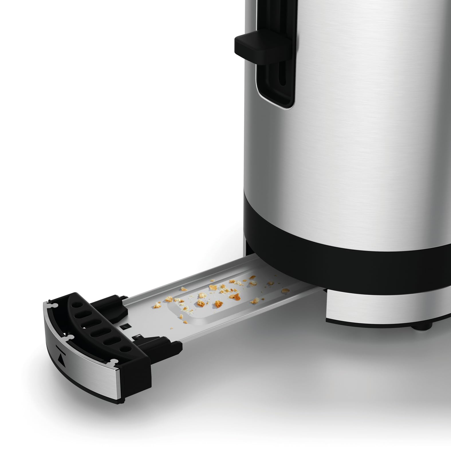 WMF KITCHENMINIS Grille Pain, 1 Fente Extra Longue, 7 Niveaux de Brunissage, Réchauffe Viennoiserie, 4 Fonctions, Inox Cromargan Haute Qualité, 900W, 0414120011