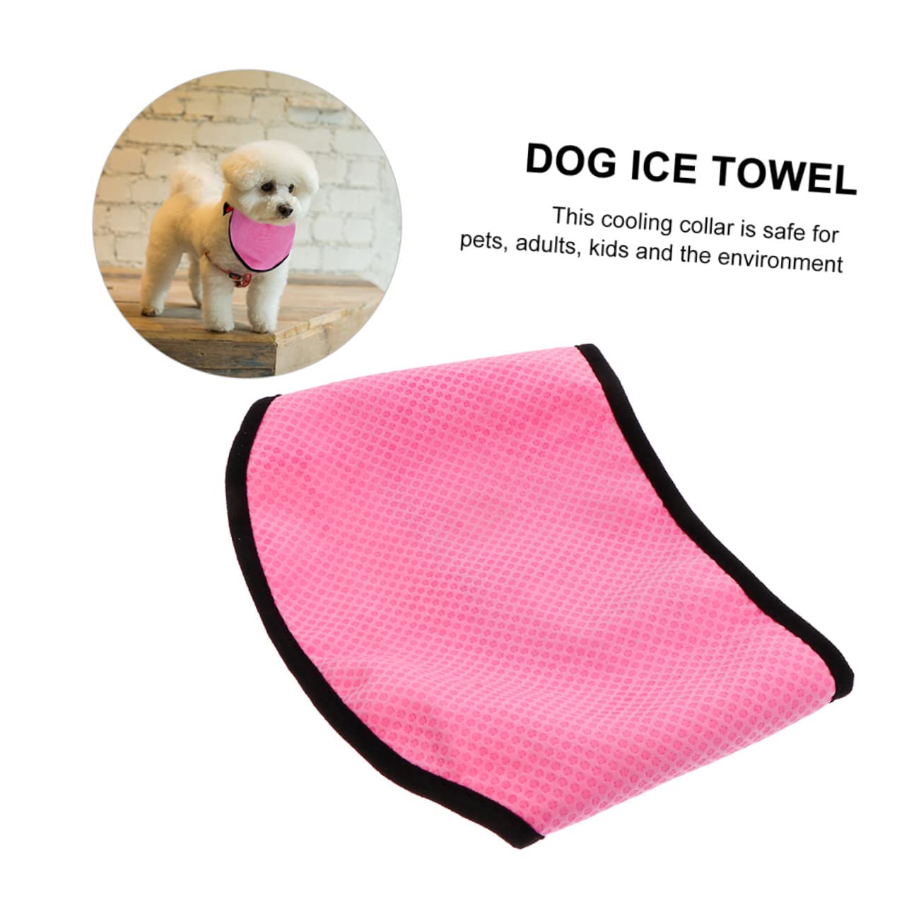 BESPORTBLE 6stücke Haustier Kühlhandtuch Hund Katze Sommer Halstuch Outdoor Eistuch Kragen Atmungsaktive Leichte Kühlung Für Heiße Tage Für Hunde Mit Dickem Fell