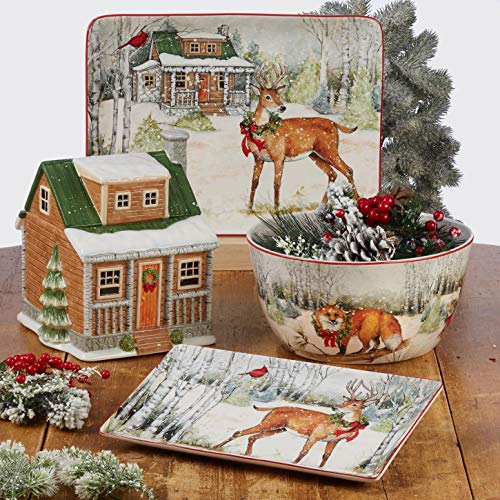 Certified International 89624 Winter Forest 16Pc Dinnerware Set thumb #8