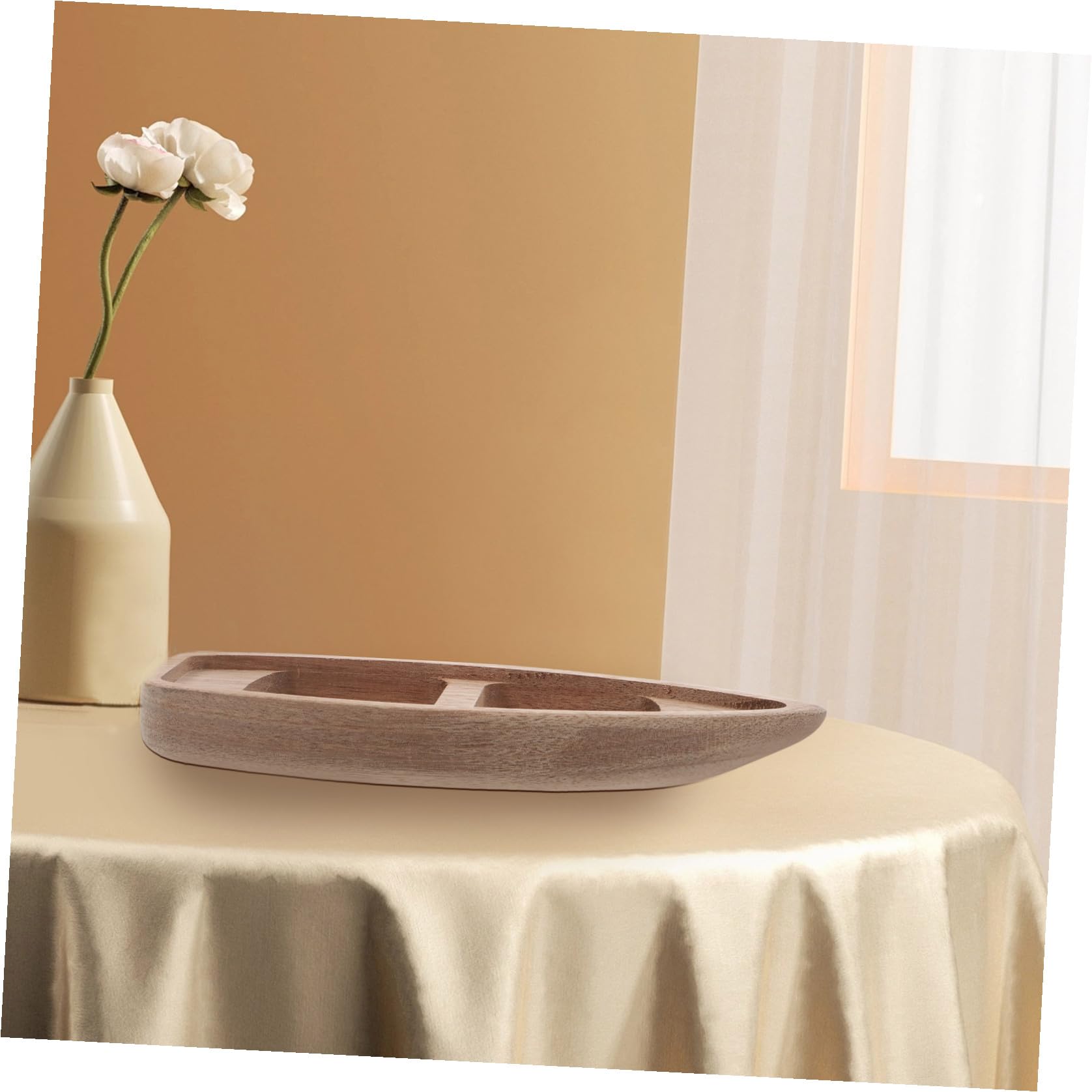 PRETYZOOM 2st Modelo de Barco Canoa de Madera sin terminar mobiliario Estilo marítimo Modelo de un de Madera Decoraciones de cumpleaños náuticas Modelo Barco de Madera Madera Caqui