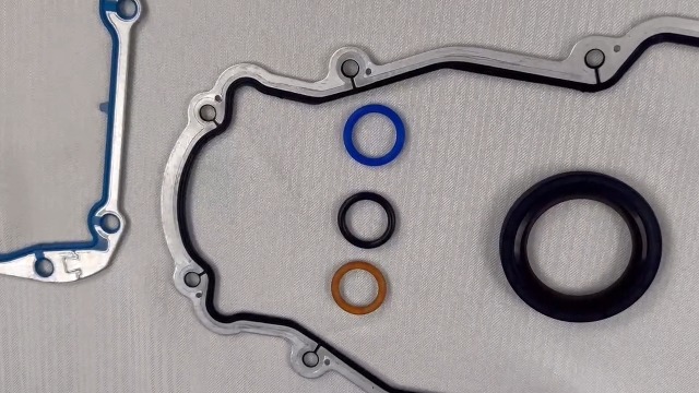 Image of LS Lower Gasket Set for GM V8 4.8L 5.3L 5.7L 6.0L 6.2L CS5975A CS9284 | Oil Pan, Timing Cover & Rear Main Seal Gasket Kit: Replaces OS30693R TCS45993 BS40640 Fits Chevy Cadillac LS V8 Engine