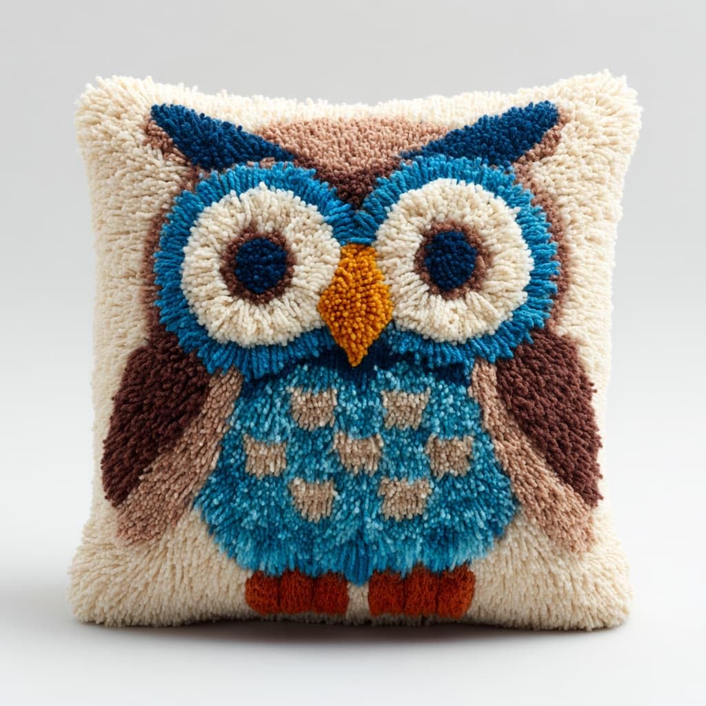 WallustrioaW Latch Hook Kits for Adults,Animal Owl