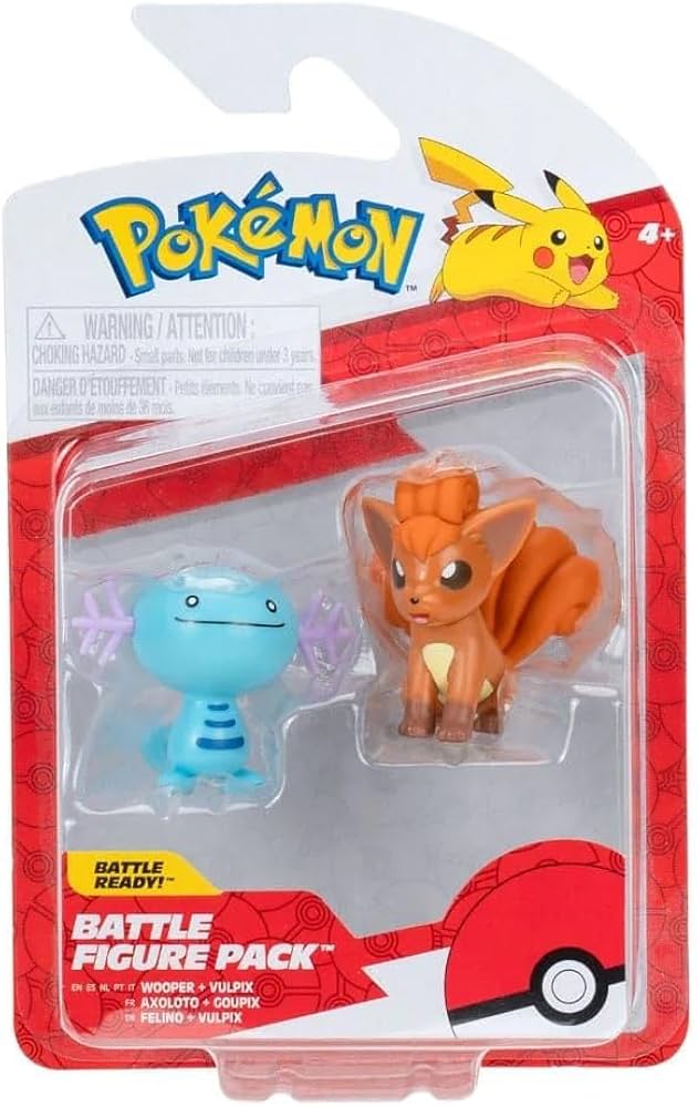 Amazon.com: Pokemon Fighting Figure, 2-Pack 5 and 8cm Figure Toy