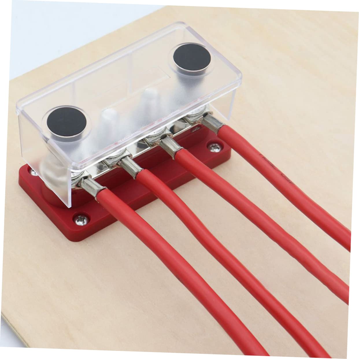 Verteiler Klemmenblock 300a Dc Rot Kupfer für Stromverteilung