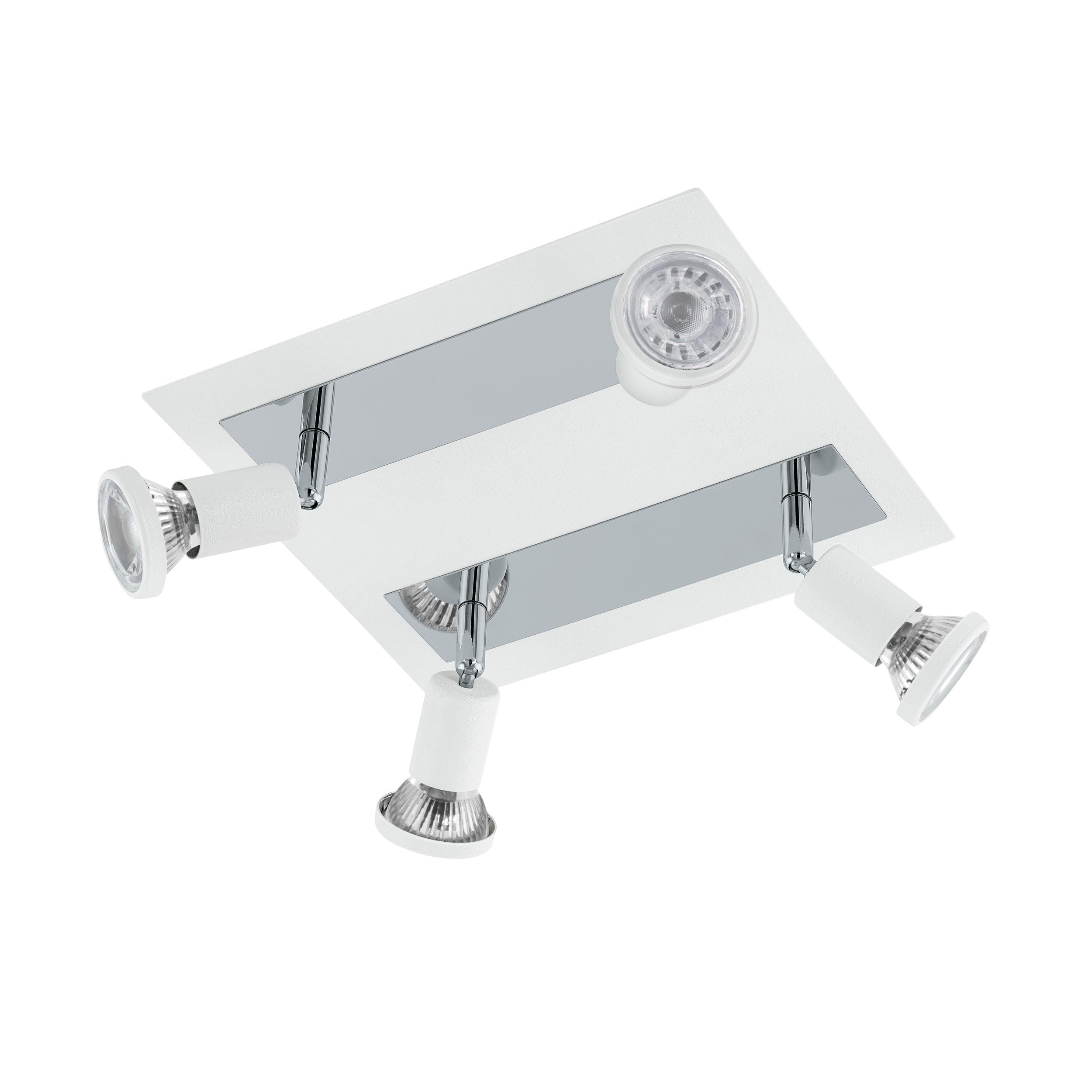 Eglo LED Ceiling Light Sarria, 4-Flame Ceiling lamp