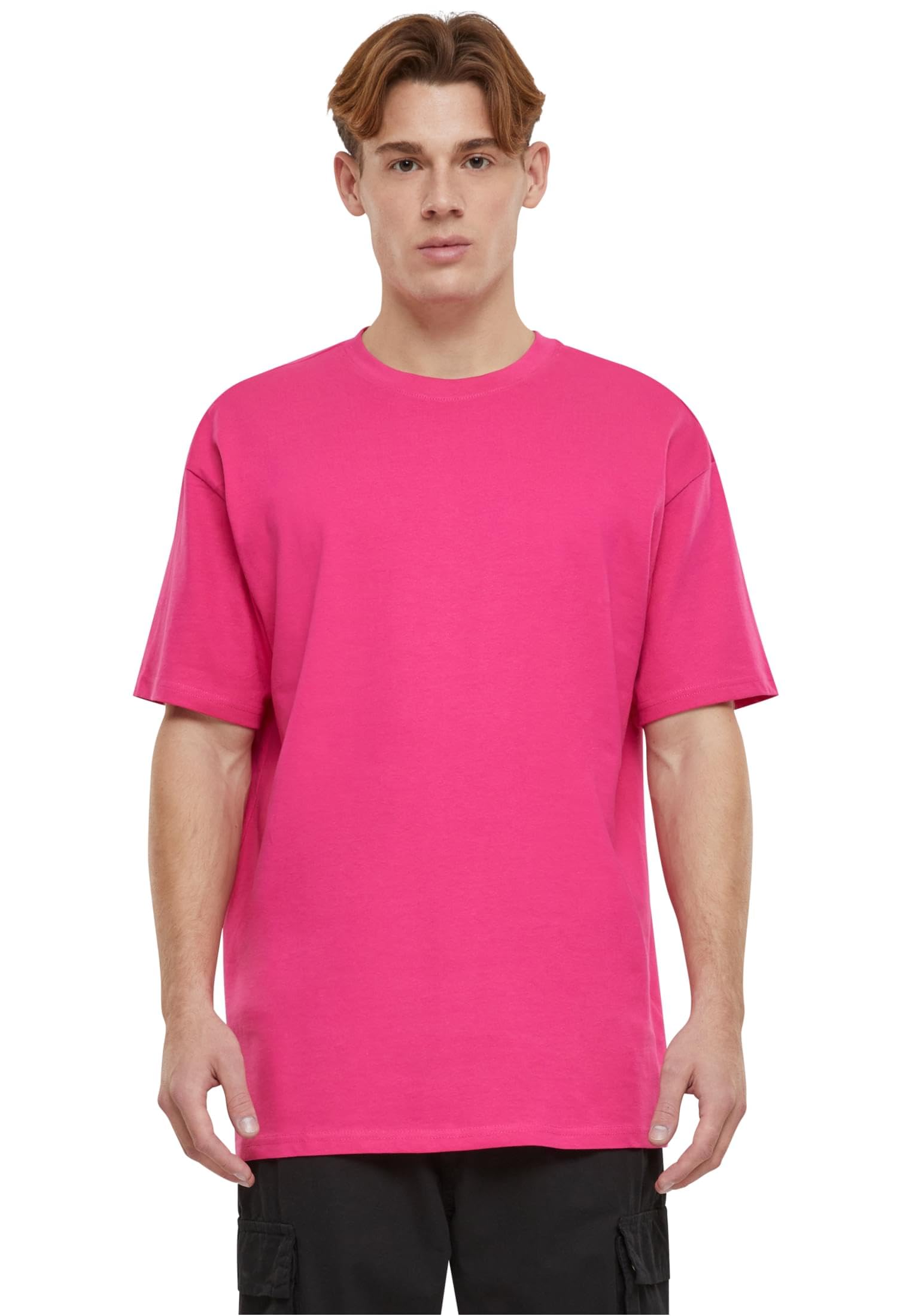 Urban Classics Men's Hibiskuspink Heavy Oversized Tee T-Shirt 5XL
