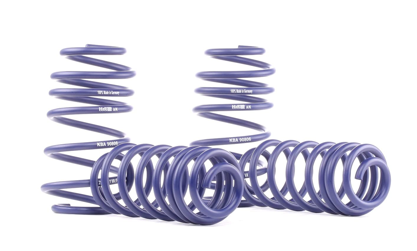 H&R Lowering Springs compatible with A3/Golf V Variant/(Cross)/Jetta V/Altea/Toledo/Octavia up to 1020kg FA-Load 2003- FA30-45/RA30-45mm