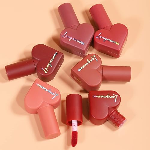 Miniatura 4 de Juego de lápices labiales de larga duración a prueba de agua líquida mate de 12 colores Sweet Heart Velvet Matte
