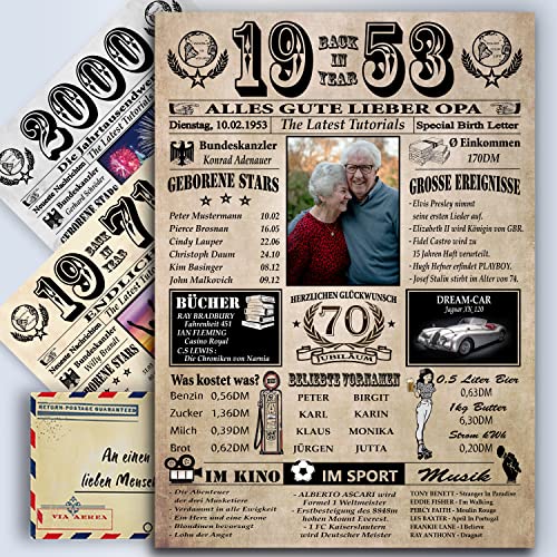 Original Zeitschrift Von 1955 - Historisches Geschenk Zum 70. Geburtstag