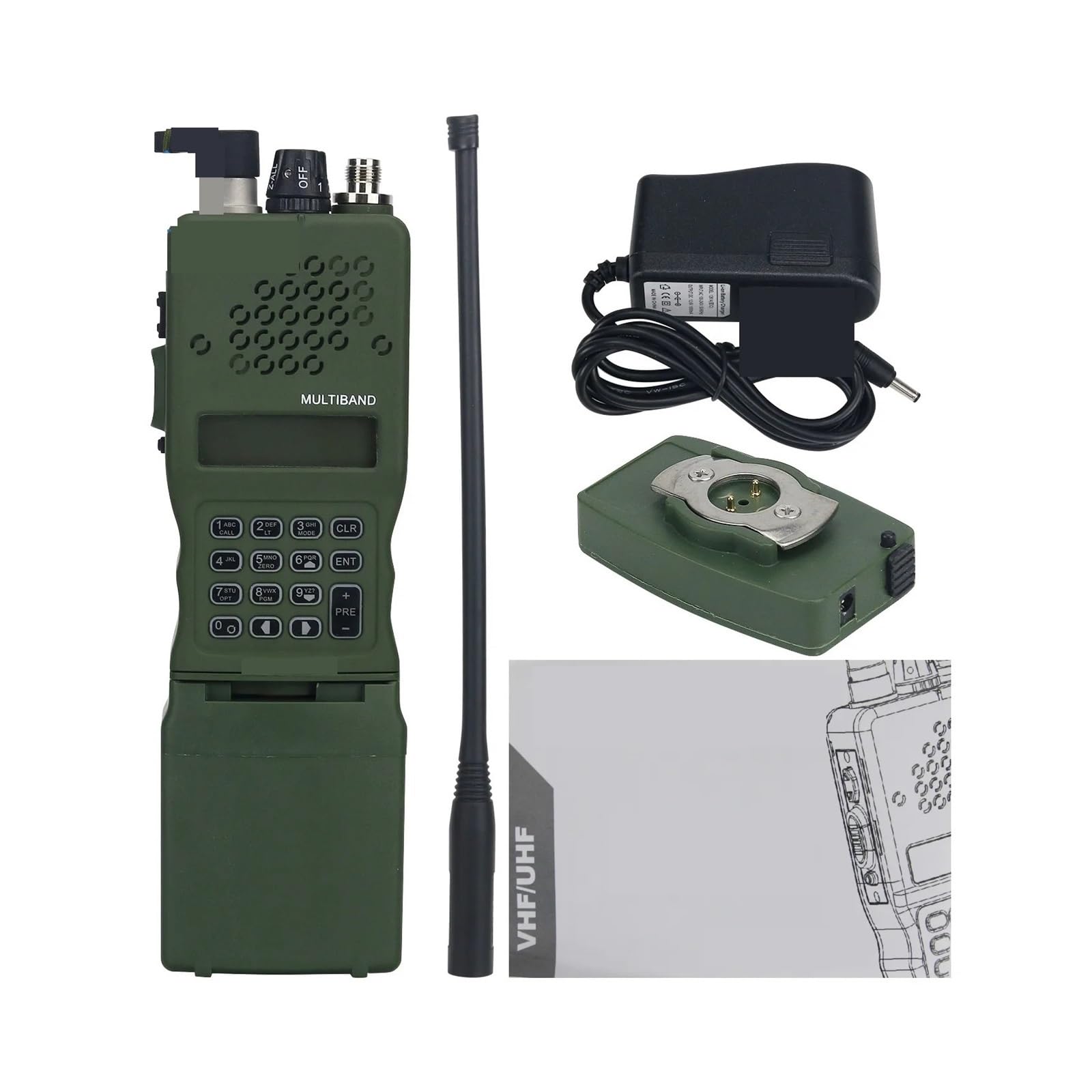 Amazon | TRI AN/PRC-152 計器 6 バンド 15W トランシーバー マルチ