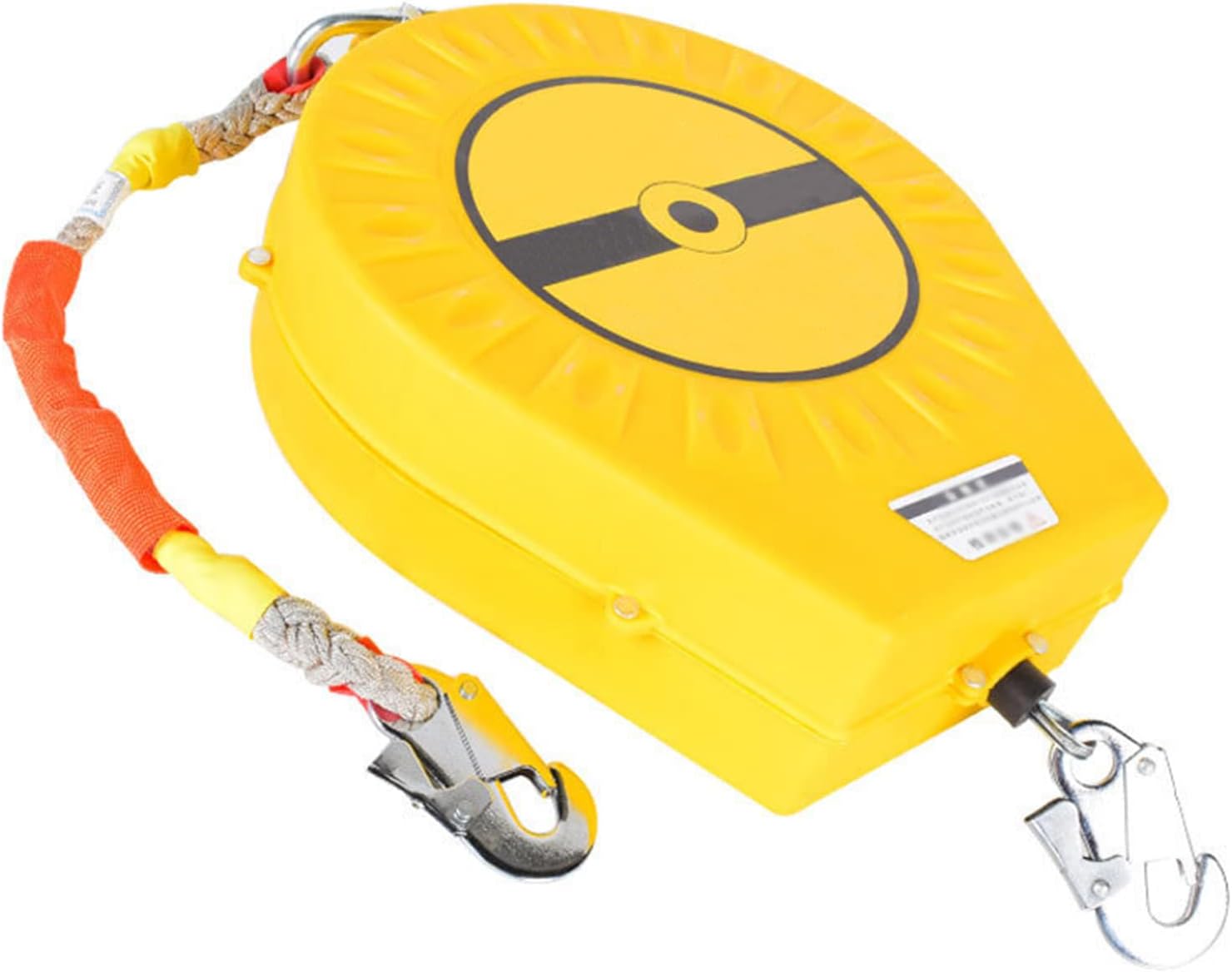 SJASD Fall Protection Self Retracting Lifeline Tool Lanyard,Portable Retractable Lanyard Fall Arrester,Double Brake System,Roofing Construction Fall Arrest Gear,Load 150kg,3m