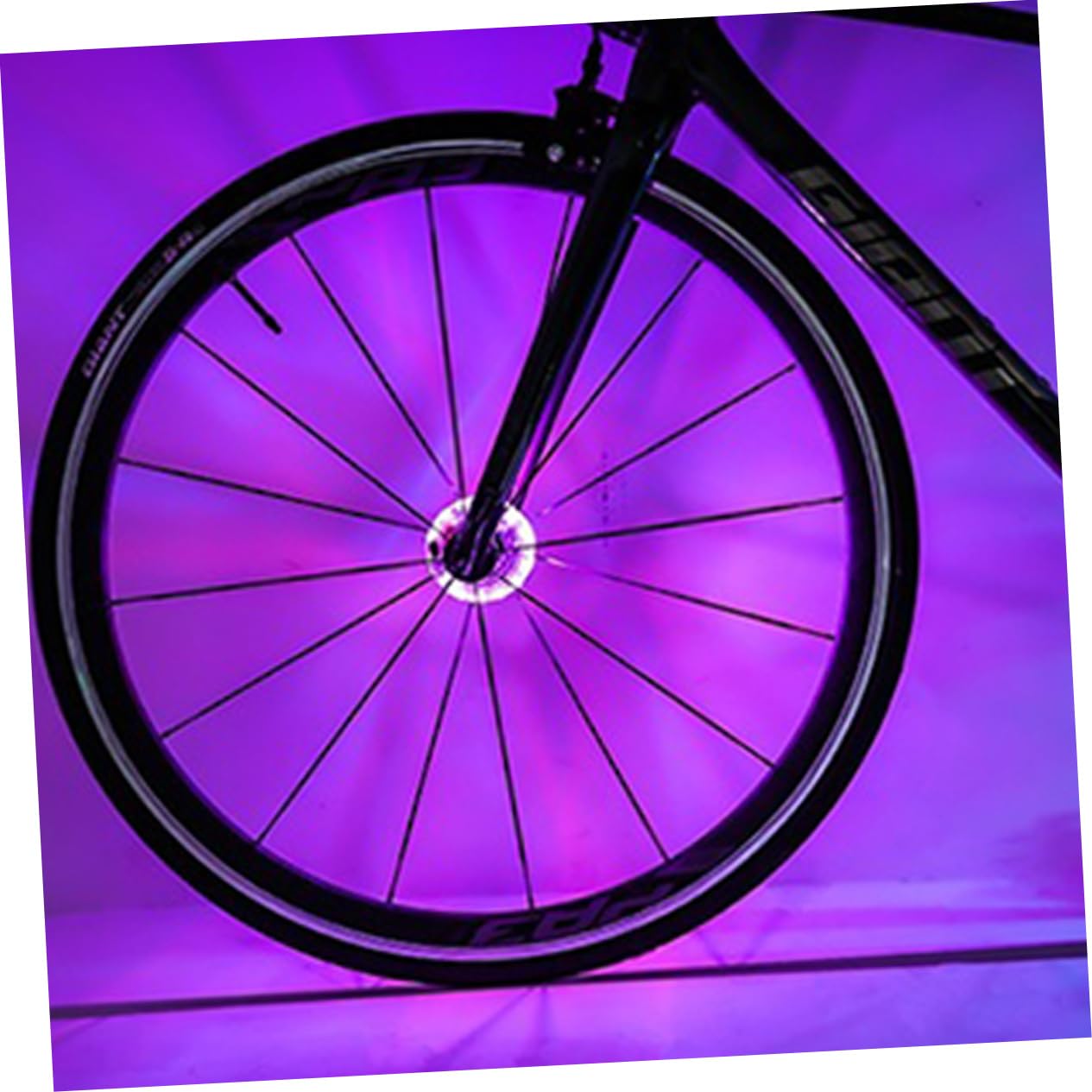 HEMOTON 3 Pièces Curseur Flash Intelligent décoration Lumineuse de vélo Feux de vélo éclairage de vélo décoratif lumières LED vélo Feux de Roue de vélo d'équitation Plastique Blanche