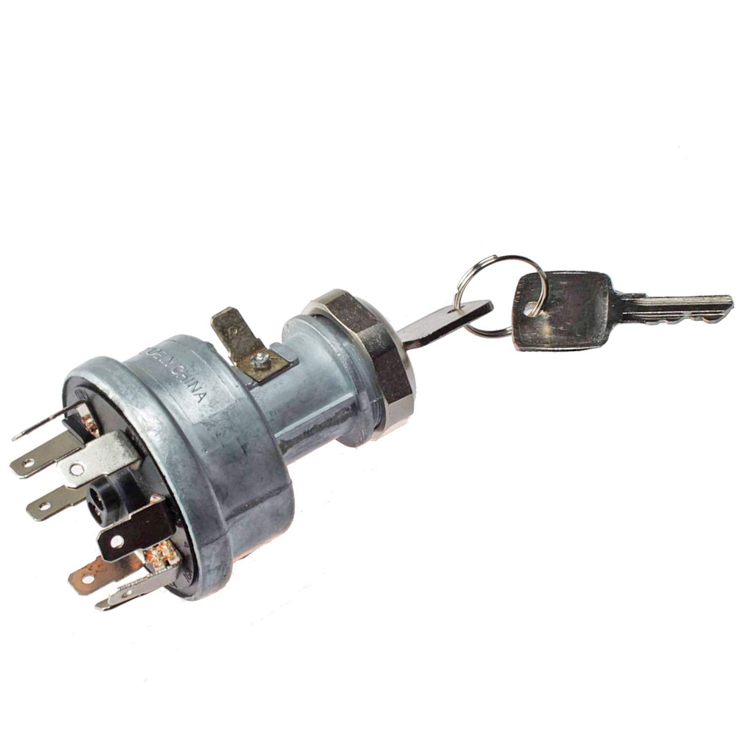 JEENDA Ignition Switch with 2 Keys RE45963 Compatible with John Deere Tractors 4200 4300 4400 4500 4600 4700 5200 5300 5400 5500 5600 5700 5210 5310 5410 5510 6300 6500 6600 904 1054 1204 1354