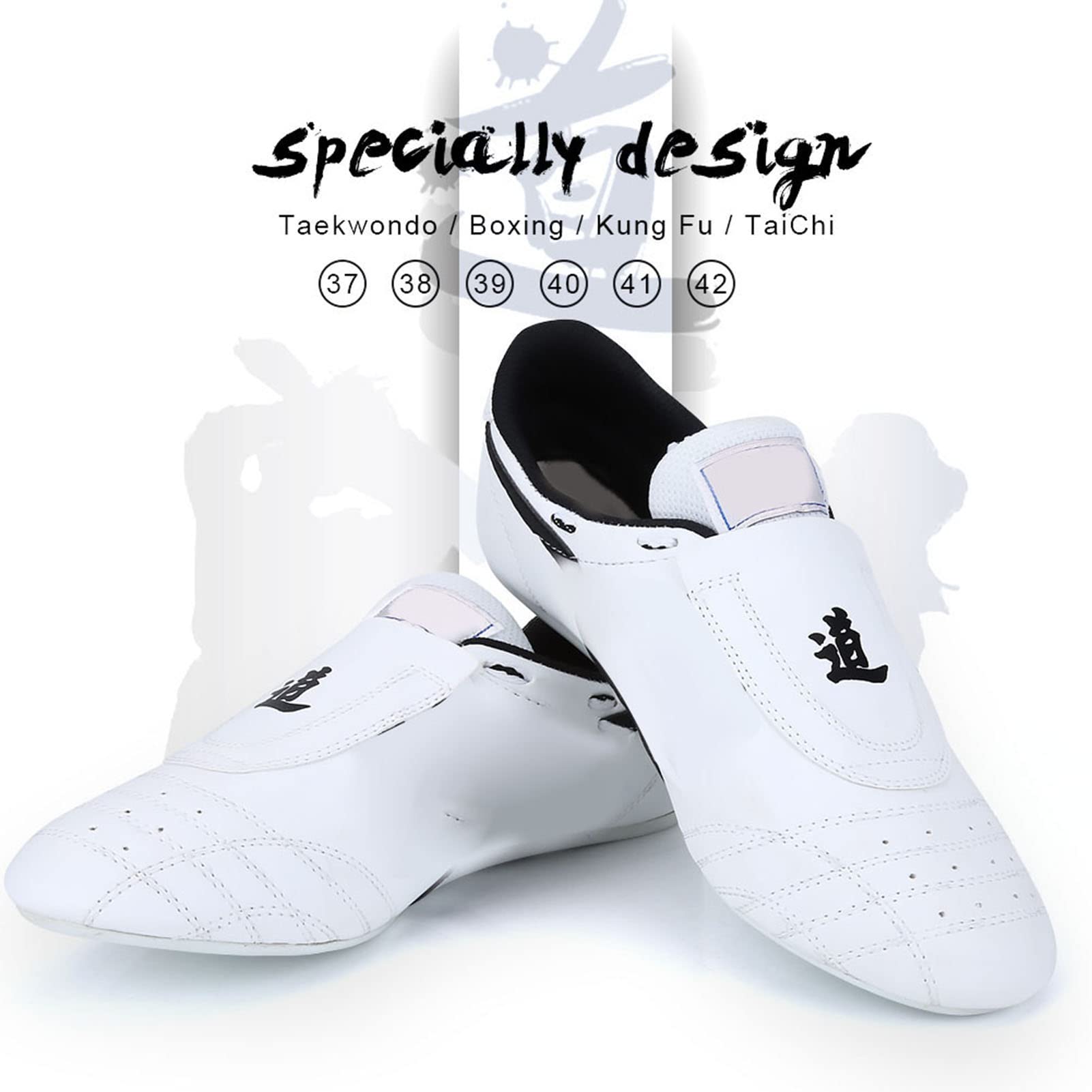 Zapatos de Taekwondo Transpirables para Hombres, Mujeres y Niños, Artes Marciales, Boxeo, Kung Fu, Talla 42