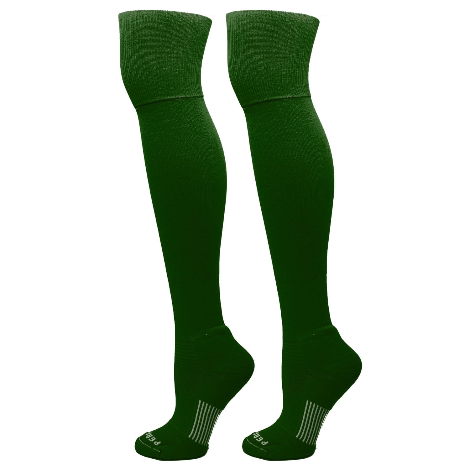 MK SOCKS Extreme Over The Knee Baseball, Football Socks - Forest (Dark) Green