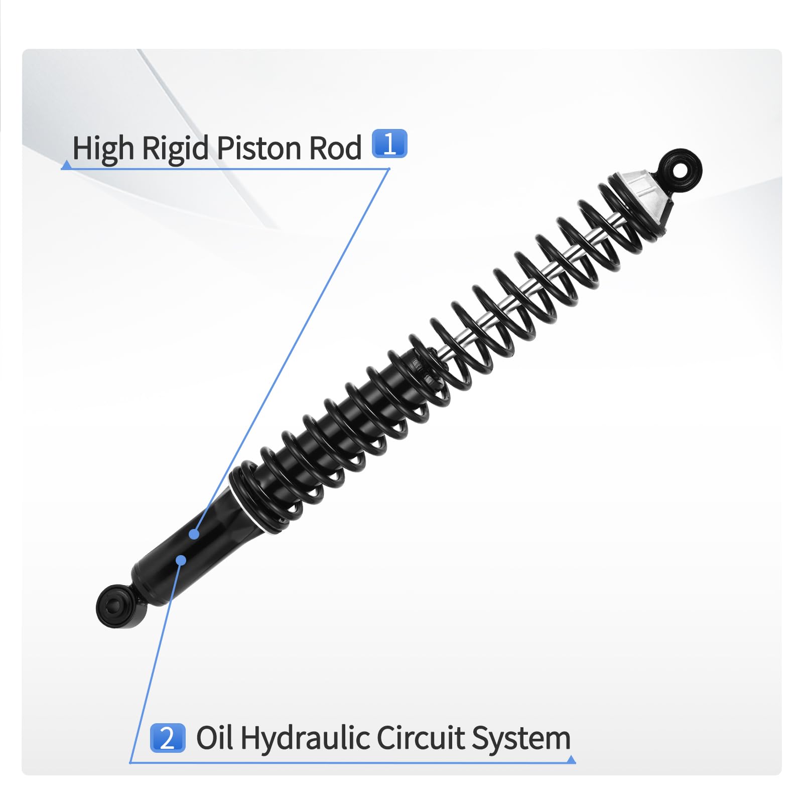 YITAMOTOR Rear Shocks Loaded Shocks and Struts Compatible with 2004