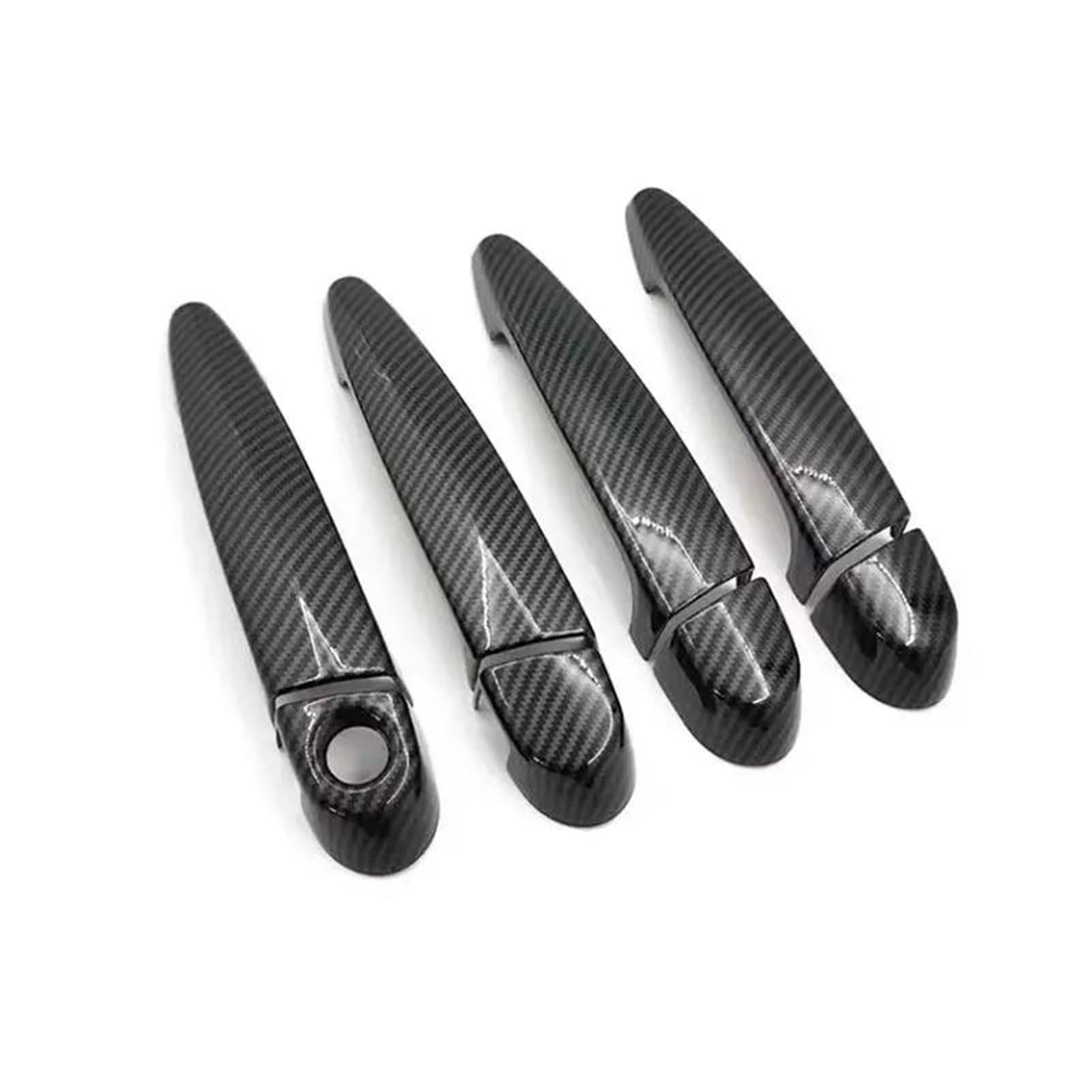 UJNHEQ Car Exterior Door Handle Pull Cover for 1 3 Series X1 X3 X4 X5 X6 F20 E90 E92 E93 F30 F31 F35 E84 F25 F26 E70 E71 LHD(Style 2)