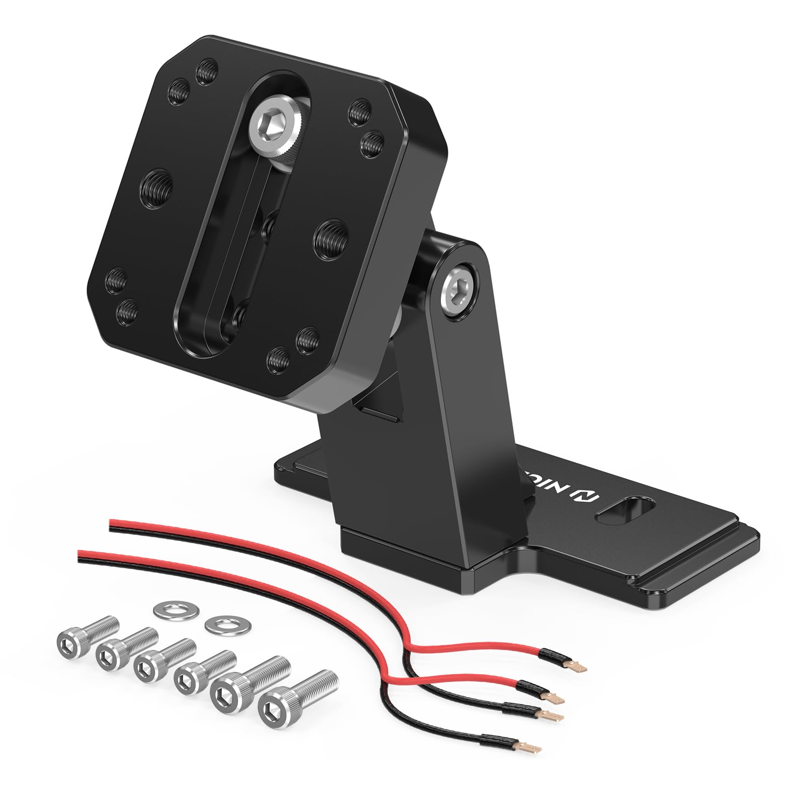 NICECNC Gerätehalterung, GPS-Handyhalterung, Navigationshalterung Compatible with 790 890 Adventure, 890 Adventure R 2023–2024, 890 Adventure R Rally 2024, Aluminium, CNC, eloxiert, schwarz