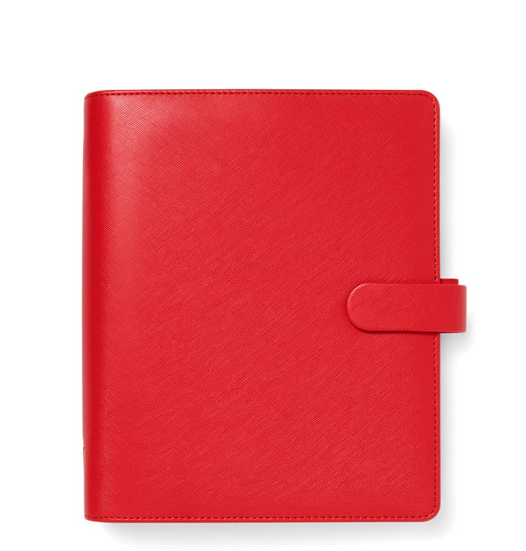 Filofax Saffiano A5 Organiser - Poppy โ image 1