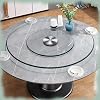 Lazy Susan Large Rotating Tray Tempered Glass Rotating Serving Plate for Dining Table 60 cm 80 cm Round Transparent Table Top Rotating Plate Stable Silent 70 cm 28 inches