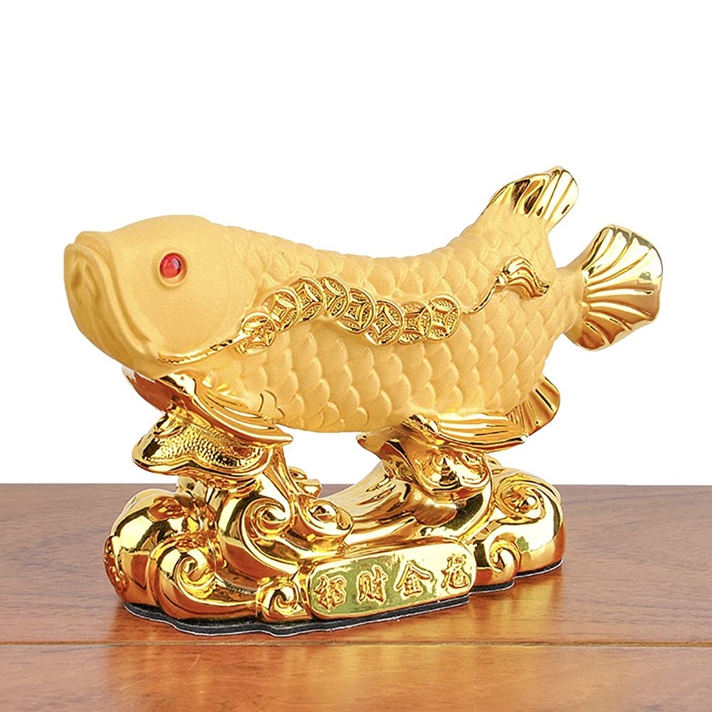 Amazon.co.jp: 置物 アロワナ ーVer2ー 招財龍魚 しょうざいりゅうぎょ