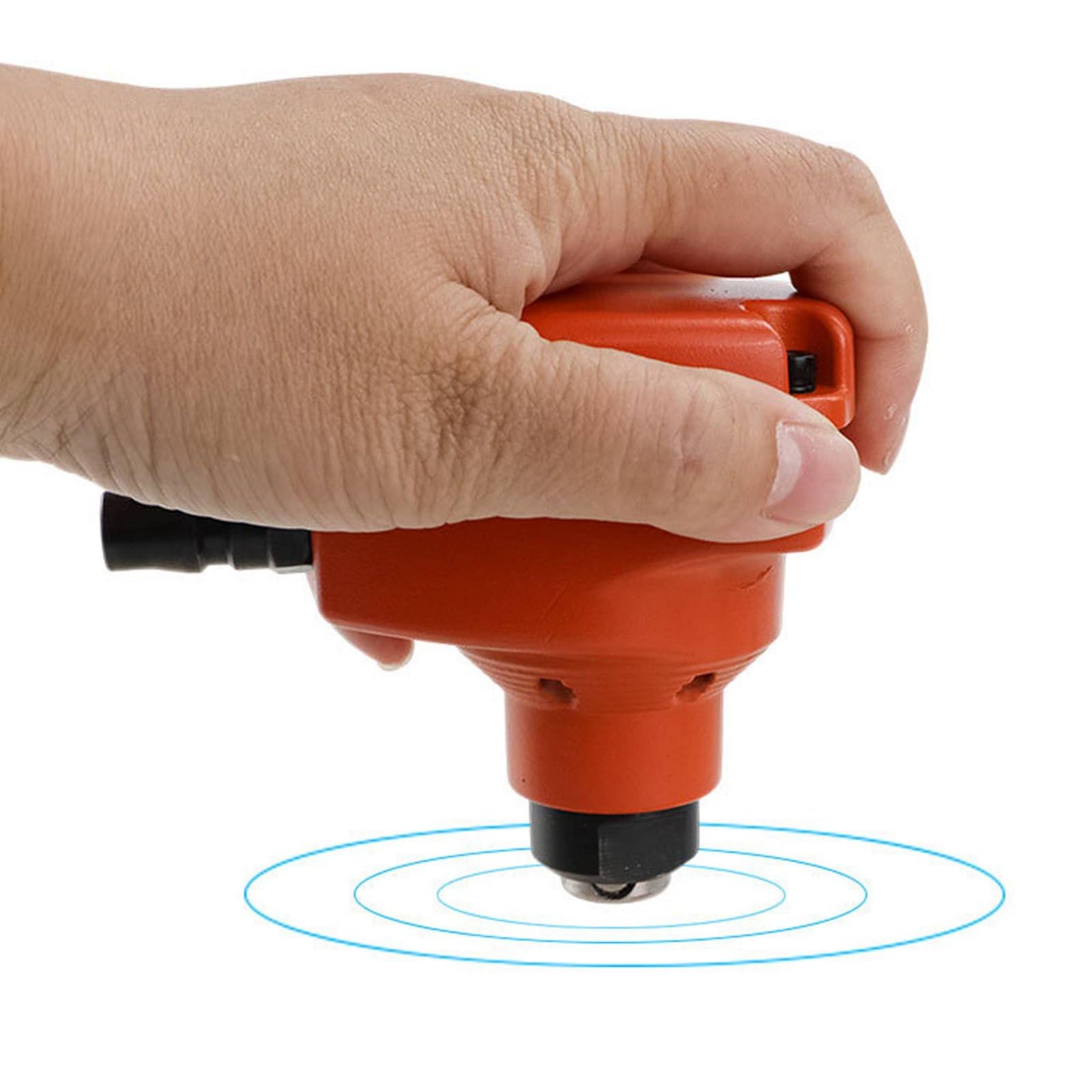 MagiDeal Martillo Neumático Mini Herramienta Compacta de Palma Martillo de Clavos Clavadora Neumática Impactos Continuos para Clavos de 50mm a 100mm Retención