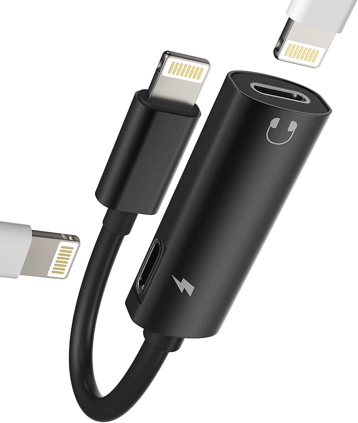 iPhone Headphone Charger Adapter Dongle(2 in 1) Dual