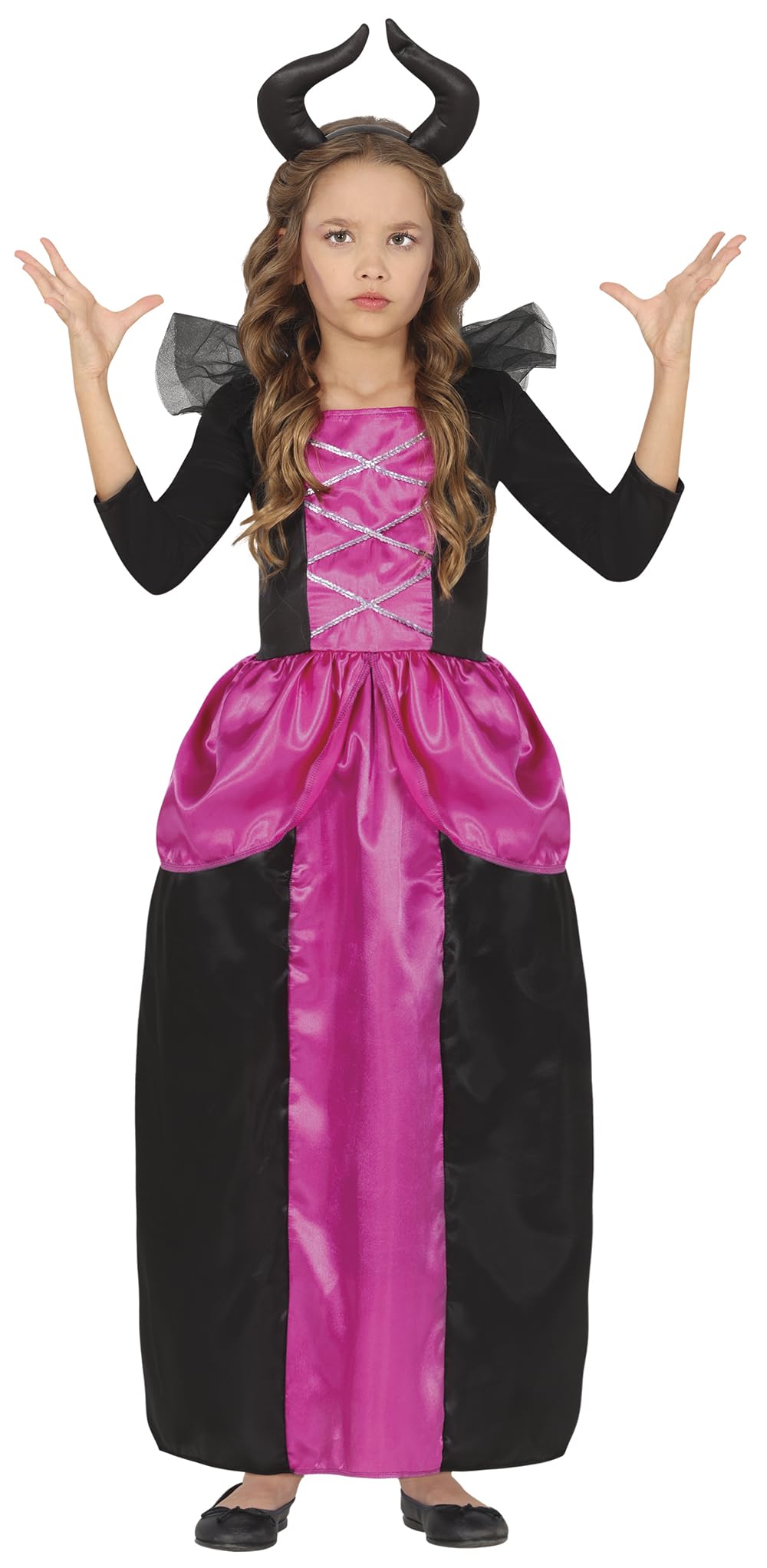 FIESTAS GUIRCA Purple Fairy Girls Fancy Dress Costume, Fairy Queen Costume including Fairy Headband and Long Dress - Image 2