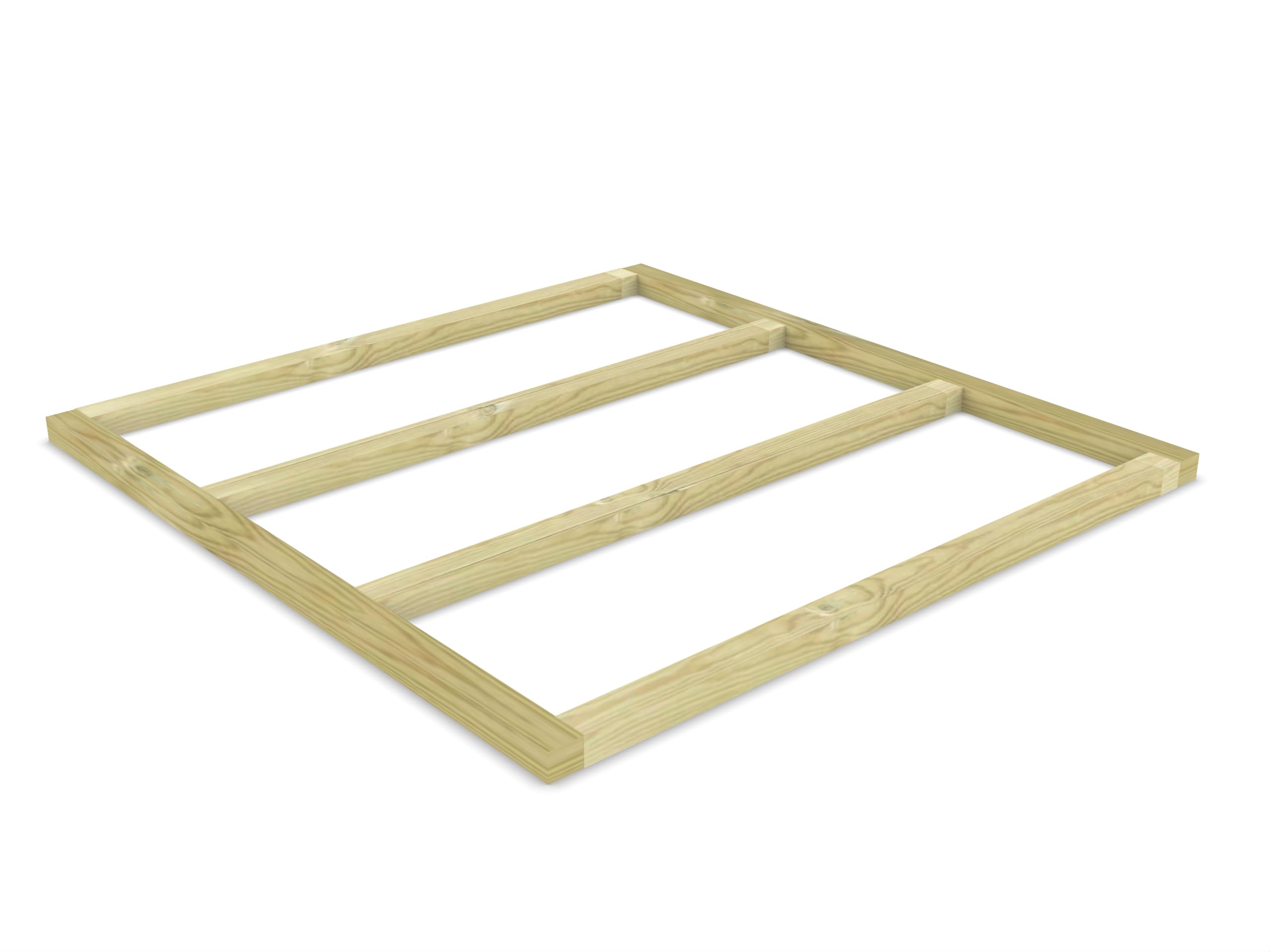 Arbor Garden Solutions Wooden shed bases 6x6 (W-180cm x D-177cm) (2x3 (38mm x 63mm))