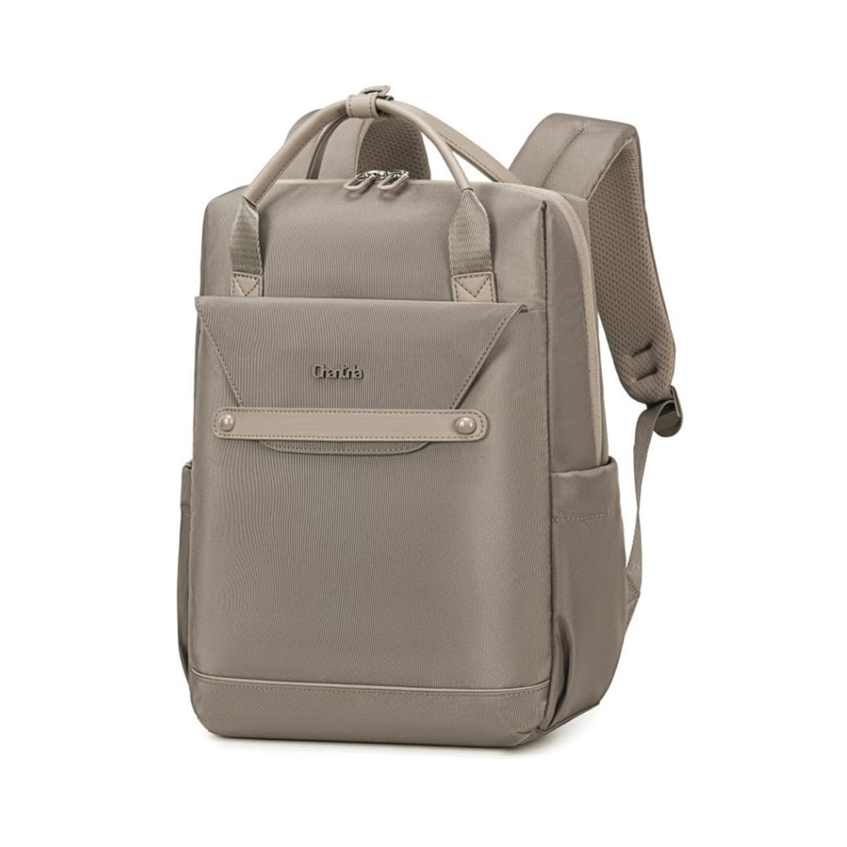 Casual Backpack for Women Stylish 13L Small Backpack fit 14 inch Laptop Compact Daypack Polyester Multi-pockets for Office Casual and Shopping