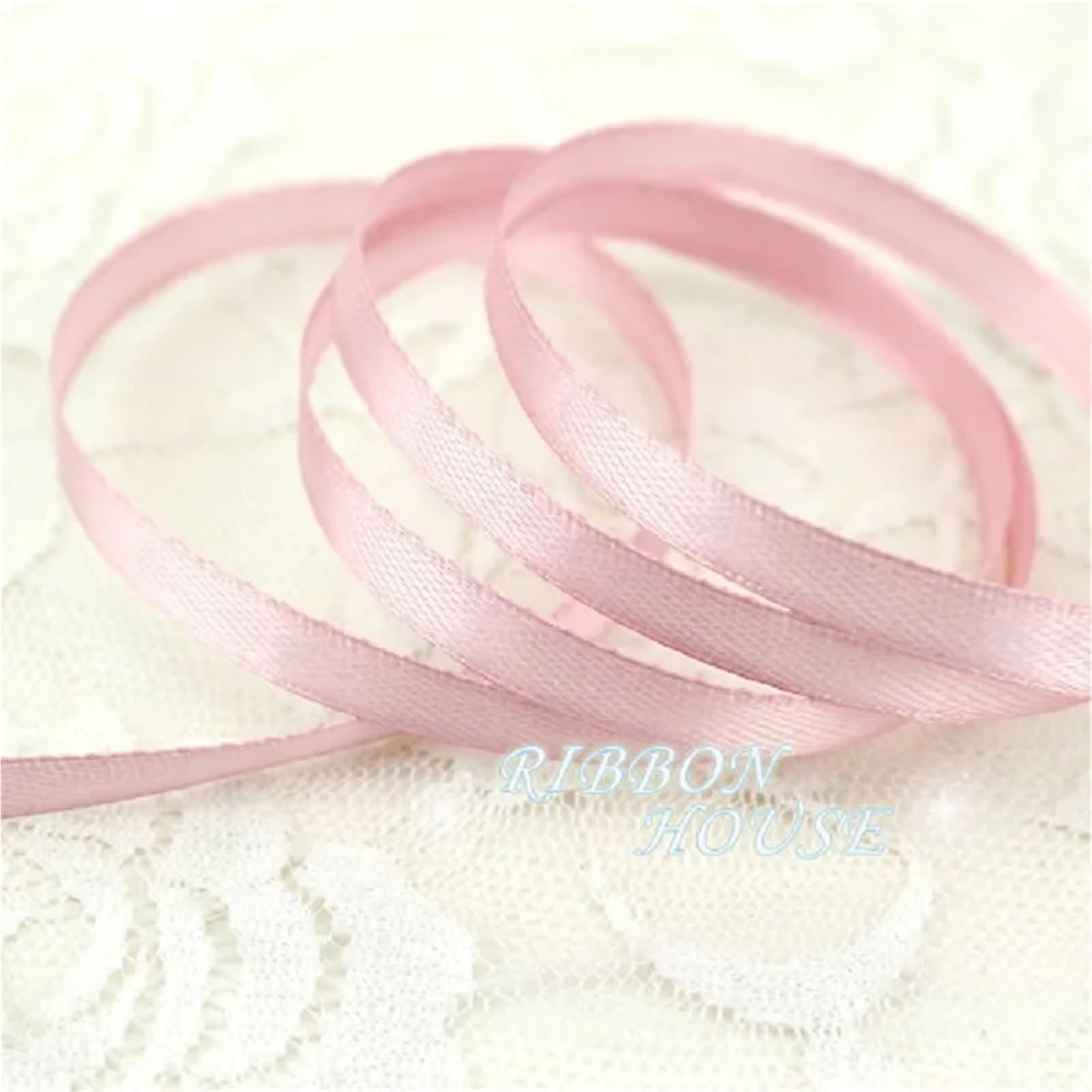 Nastro di raso rosa a faccia singola for confezioni regalo, nastri natalizi da Usare per il Fai