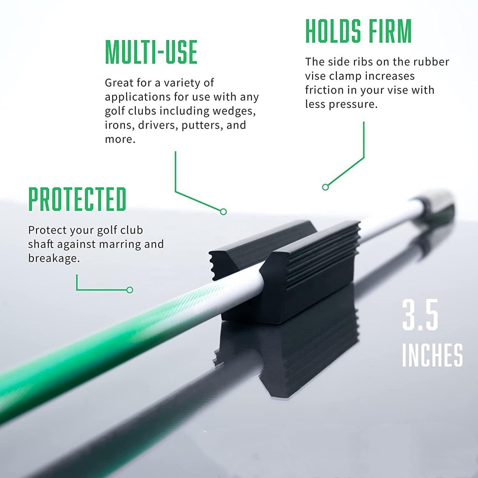 Generisch Golfschläger-Regripping-Kit - Golf Grip Kit Zum Umgreifen Von Golfschlägern,zum Umgreifen Von Golfschlägern Inkl. Hook Blade, 15 Griptape -Strips, Rubber Schraubstockklemme, Sol