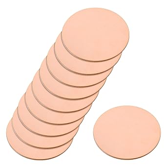 uxcell Pure Copper Sheet, 10pcs 2