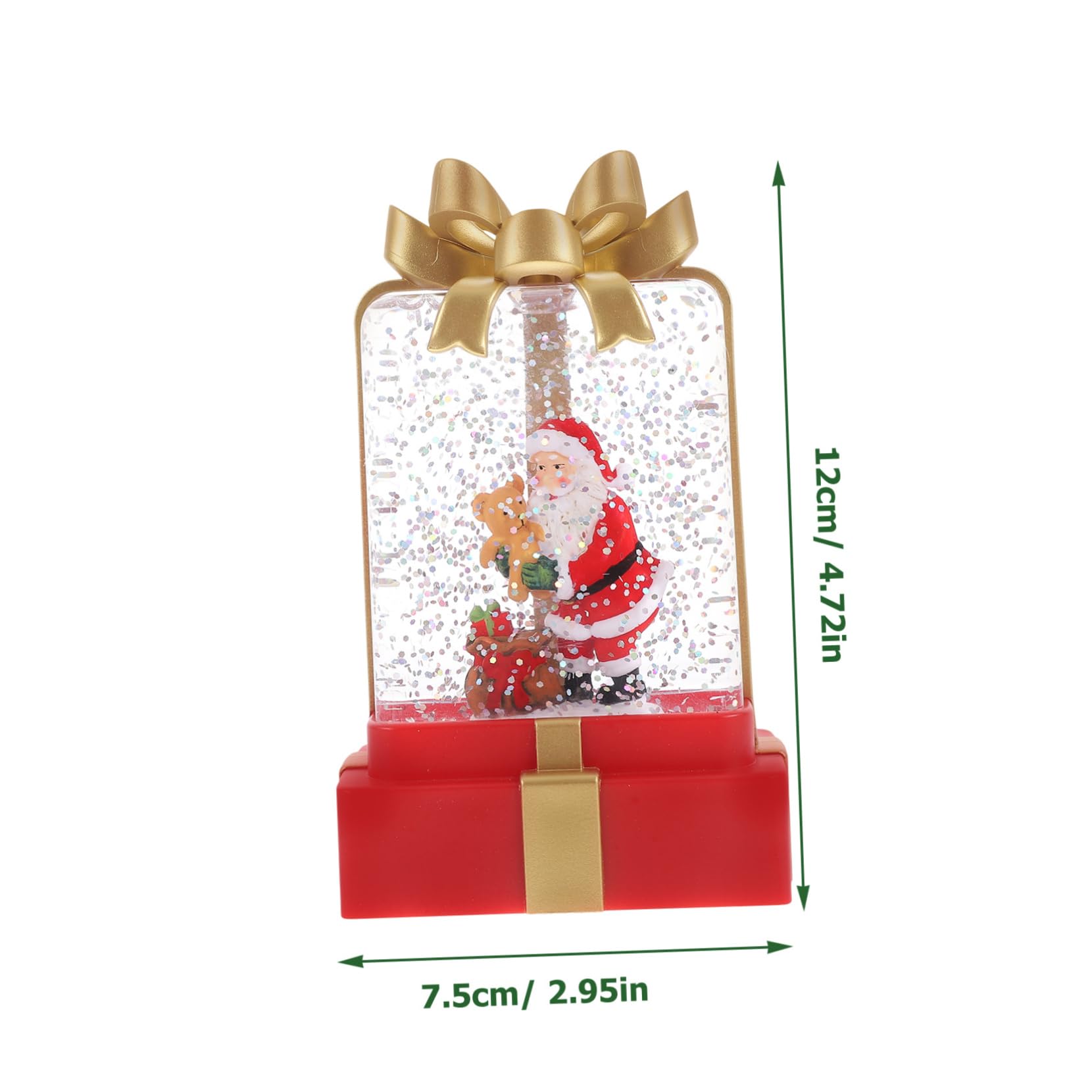 Cabilock Christmas LED Lantern Decorative Light Retro Tabletop Lamp for Holiday Home Decoration Charming Xmas Elements for Parties and Gifting Battery Indoor Use