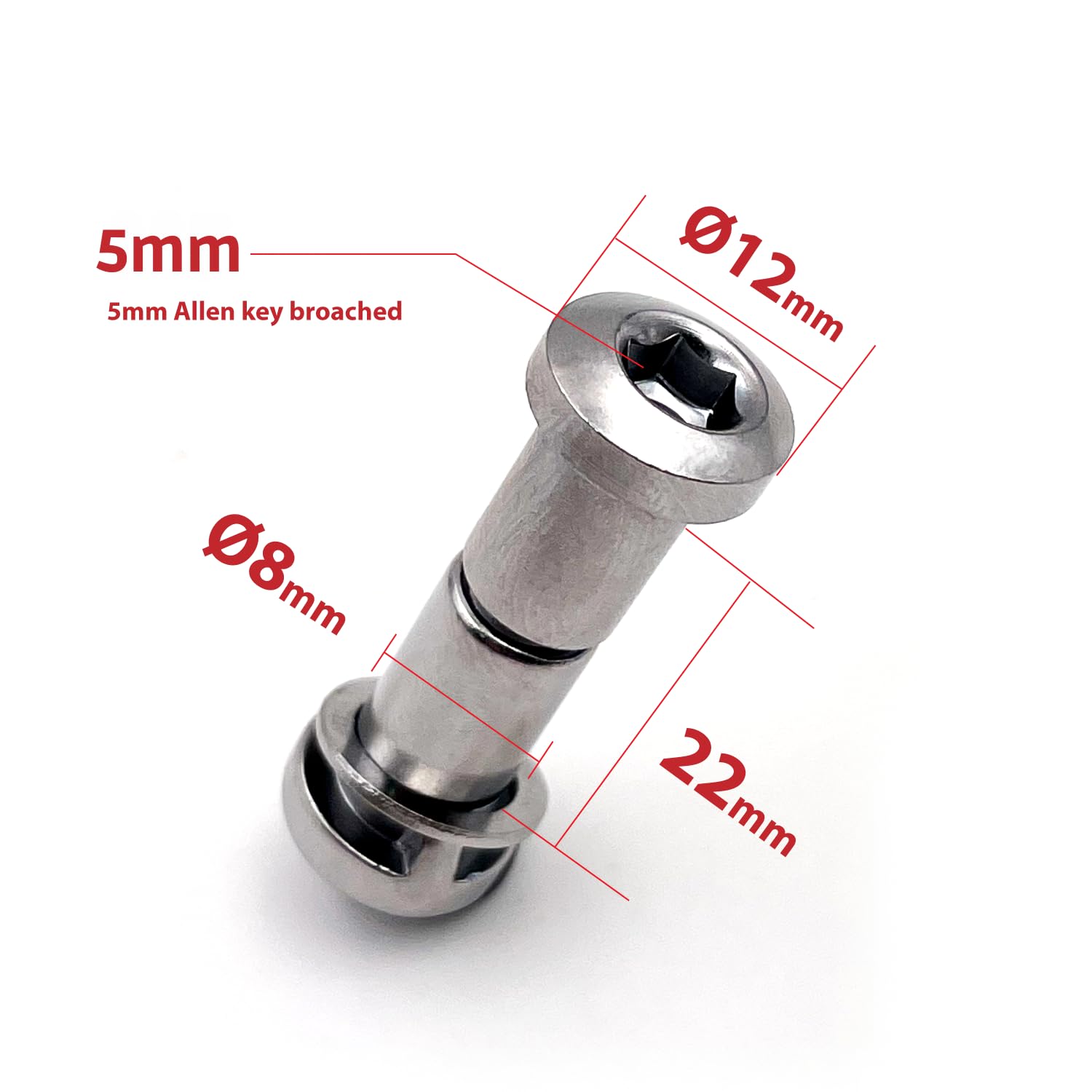 ONIPAX Seatpost Binder Bolt Screw M6 x 19 22 25 mm CrMo Steel
